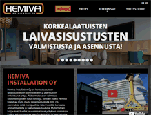 Tablet Screenshot of hemiva.fi